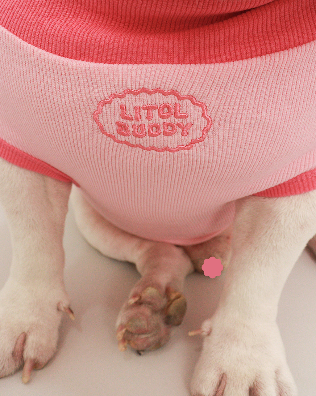 LITOL TANK TEE - BUBBLE GUM